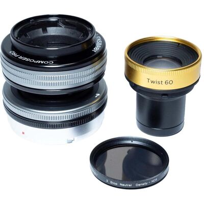 Lensbaby - Twist 60/2.5 + Composer Pro II - filtre ND - objectif - Publicité Lensbaby - Twist 60/2.5 + Composer Pro II - filtre ND - objectif - Publicité