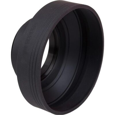 Caruba Parasoleil en caoutchouc 3 en 1 46mm, Pare-soleil pour objectif, Noir - Publicité Caruba Parasoleil en caoutchouc 3 en 1 46mm, Pare-soleil pour objectif, Noir - Publicité