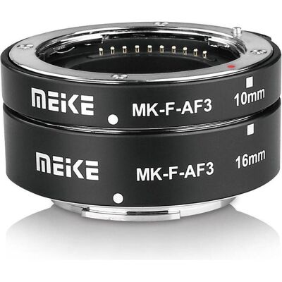 Meike Extension Tube Set Fuji (Adaptateur macro), Convertisseur d'objectif, Noir - Publicité Meike Extension Tube Set Fuji (Adaptateur macro), Convertisseur d'objectif, Noir - Publicité