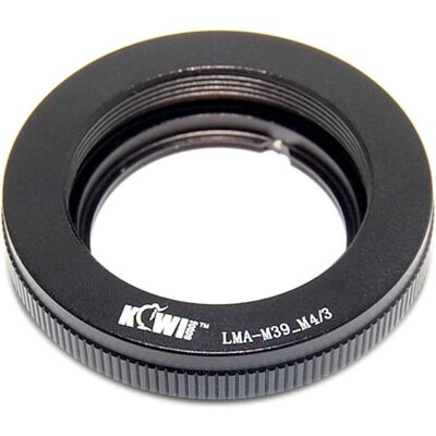Kiwi Adaptateur de monture d'objectif photo (M39 M4/3), Adaptateur d'objectif, Noir - Publicité Kiwi Adaptateur de monture d'objectif photo (M39 M4/3), Adaptateur d'objectif, Noir - Publicité