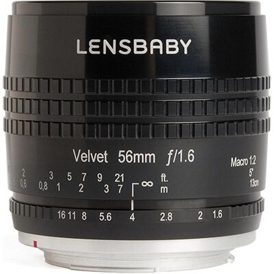 Lensbaby Velvet 56mm, f/1.6 pour Nikon (Nikon F, Plein format), Objectif, Noir - Publicité Lensbaby Velvet 56mm, f/1.6 pour Nikon (Nikon F, Plein format), Objectif, Noir - Publicité