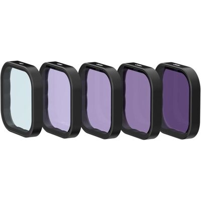 Telesin CPL+ND8/16/32/64 Lens Filter Kit GoPro HERO 13 (T-S5-FLT-14-TGP), Caméra d'action : accessoires, Noir - Publicité Telesin CPL+ND8/16/32/64 Lens Filter Kit GoPro HERO 13 (T-S5-FLT-14-TGP), Caméra d'action : accessoires, Noir - Publicité