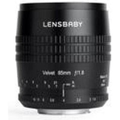 Lensbaby Velvet 85mm f/1.8 Fuji X Mount (Fujifilm Fujinon XF, APS-C / DX, Plein format), Objectif, Noir - Publicité Lensbaby Velvet 85mm f/1.8 Fuji X Mount (Fujifilm Fujinon XF, APS-C / DX, Plein format), Objectif, Noir - Publicité
