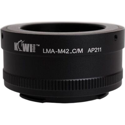 Kiwi Adaptateur de monture d'objectif (M42 vers Canon M), Adaptateur d'objectif, Noir - Publicité Kiwi Adaptateur de monture d'objectif (M42 vers Canon M), Adaptateur d'objectif, Noir - Publicité