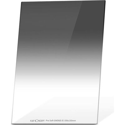 K&F Concept 100*150*2MM Square Soft Graudated GND8, Optics Glass, HD, Waterproof, Anti Scratch (Filtre gris neutre, 100 mm), Filtre photo, Transparent, Gris - Publicité K&F Concept 100*150*2MM Square Soft Graudated GND8, Optics Glass, HD, Waterproof, Anti Scratch (Filtre gris neutre, 100 mm), Filtre photo, Transparent, Gris - Publicité