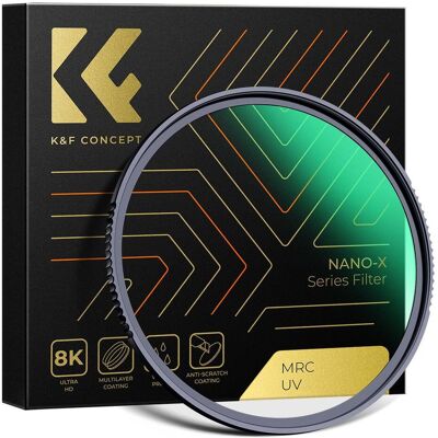 K&F Concept Filtre de protection MCUV 112MM avec 28 couches vertes multicouches HD Waterproof Scratch Resistant (112 mm, Filtre UV), Filtre photo, Transparent - Publicité K&F Concept Filtre de protection MCUV 112MM avec 28 couches vertes multicouches HD Waterproof Scratch Resistant (112 mm, Filtre UV), Filtre photo, Transparent - Publicité