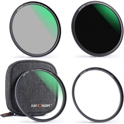 Kit de filtres magnétiques K&F Concept - 58mm - Publicité Kit de filtres magnétiques K&F Concept - 58mm - Publicité