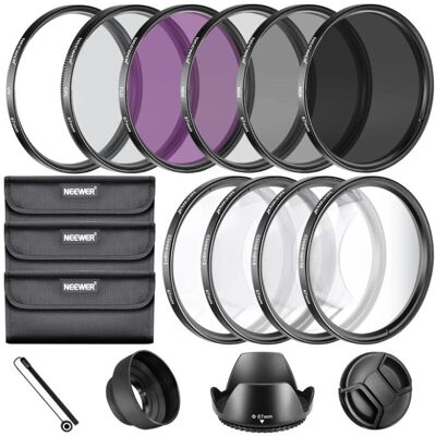 Neewer JEU DE FILTRES DE 67 MM 10087418 (67 mm, Filtre gris neutre, Filtre polarisant, Filtre UV), Filtre photo, Multicolore - Publicité Neewer JEU DE FILTRES DE 67 MM 10087418 (67 mm, Filtre gris neutre, Filtre polarisant, Filtre UV), Filtre photo, Multicolore - Publicité