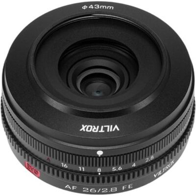 Viltrox AF 26 mm F2,8 EVO (Sony E, Plein format), Objectif, Noir - Publicité Viltrox AF 26 mm F2,8 EVO (Sony E, Plein format), Objectif, Noir - Publicité