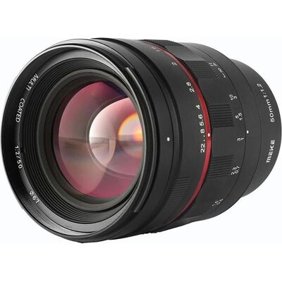 Meike 50mm 1.2 Canon EF (Canon EF, Plein format), Objectif, Noir - Publicité Meike 50mm 1.2 Canon EF (Canon EF, Plein format), Objectif, Noir - Publicité