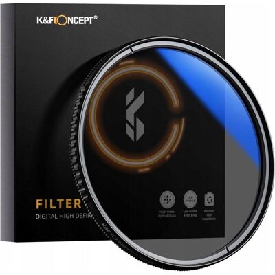 K&F Concept filter Cpl polarizing filter K & f Hd Mc Slim C 43mm (Filtre polarisant), Filtre photo - Publicité K&F Concept filter Cpl polarizing filter K & f Hd Mc Slim C 43mm (Filtre polarisant), Filtre photo - Publicité