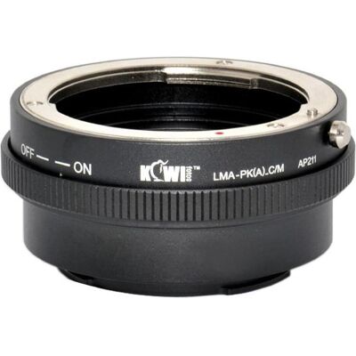 Adaptateur de monture Kiwi Pentax K(A)/Canon M - Publicité Adaptateur de monture Kiwi Pentax K(A)/Canon M - Publicité