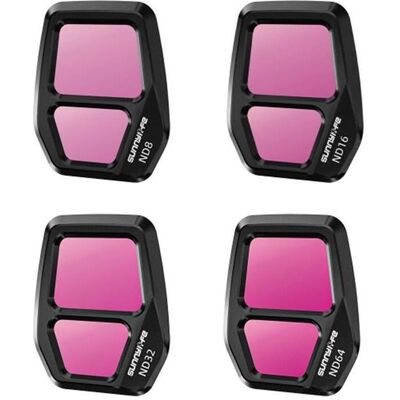 Sunnylife A3S-FI926 lens filter for AIR 3S 4pcs Mixture ND8+ND16+ND32+ND64 (Filtres pour drone, DJI Air 3s), Drone : accessoires, Multicolore - Publicité Sunnylife A3S-FI926 lens filter for AIR 3S 4pcs Mixture ND8+ND16+ND32+ND64 (Filtres pour drone, DJI Air 3s), Drone : accessoires, Multicolore - Publicité