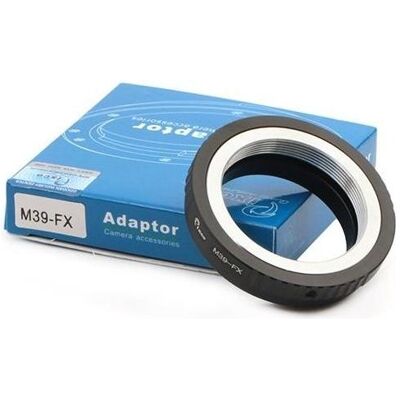 Pixco Adaptateur FUJI / FUJIFILM X (monture X) vers filetage M39, Adaptateur d'objectif, Noir - Publicité Pixco Adaptateur FUJI / FUJIFILM X (monture X) vers filetage M39, Adaptateur d'objectif, Noir - Publicité