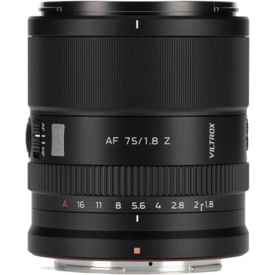 Viltrox AF 75/1.8 EVO Z Lens For Nikon Z-mount (APS-C) (Nikon Z, APS-C / DX), Objectif, Noir - Publicité Viltrox AF 75/1.8 EVO Z Lens For Nikon Z-mount (APS-C) (Nikon Z, APS-C / DX), Objectif, Noir - Publicité