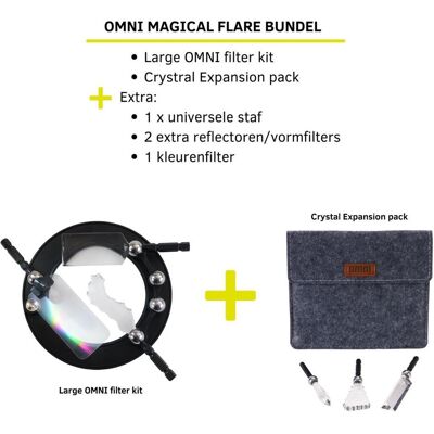 Lensbaby OMNI Magical Flare Bundle (Filtres d'effet), Filtre photo, Transparent - Publicité Lensbaby OMNI Magical Flare Bundle (Filtres d'effet), Filtre photo, Transparent - Publicité