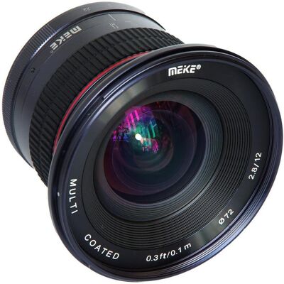 Meike 12mm f/2.8-22 Nikon (Nikon 1, APS-C / DX), Objectif, Noir - Publicité Meike 12mm f/2.8-22 Nikon (Nikon 1, APS-C / DX), Objectif, Noir - Publicité