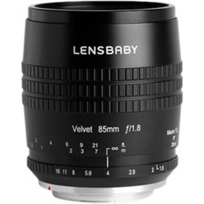 Lensbaby Velvet 85mm f/1.8 Canon EF (Canon EF, APS-C / DX, Plein format), Objectif, Noir - Publicité Lensbaby Velvet 85mm f/1.8 Canon EF (Canon EF, APS-C / DX, Plein format), Objectif, Noir - Publicité