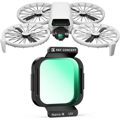 K&F Concept UV Filter, HD, Anti-Reflection, Green Coating, Waterproof, for DJI Flip (Filtres pour drones, DJI Flip), Drone : accessoires, Multicolore - Publicité K&F Concept UV Filter, HD, Anti-Reflection, Green Coating, Waterproof, for DJI Flip (Filtres pour drones, DJI Flip), Drone : accessoires, Multicolore - Publicité