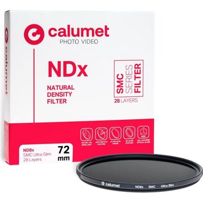 Calumet CALSAN0872 (72 mm, Filtre gris neutre), Filtre photo, Transparent, Noir - Publicité Calumet CALSAN0872 (72 mm, Filtre gris neutre), Filtre photo, Transparent, Noir - Publicité