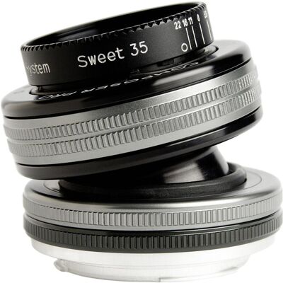 Lensbaby Composer Pro II incl. optique Sweet 35 Nikon F (Nikon F, APS-C / DX, Plein format), Objectif, Noir, Argent - Publicité Lensbaby Composer Pro II incl. optique Sweet 35 Nikon F (Nikon F, APS-C / DX, Plein format), Objectif, Noir, Argent - Publicité