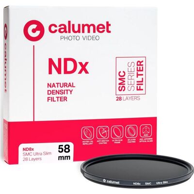 Calumet CALSAN0858 (58 mm, Filtre gris neutre), Filtre photo, Transparent, Noir - Publicité Calumet CALSAN0858 (58 mm, Filtre gris neutre), Filtre photo, Transparent, Noir - Publicité