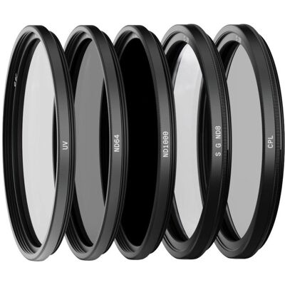 Urth 46mm UV, polarisation circulaire (CPL), ND64, Soft Grad ND8 Lens Filter Kit (Plus+) (46 mm, Filtre UV), Filtre photo, Transparent - Publicité Urth 46mm UV, polarisation circulaire (CPL), ND64, Soft Grad ND8 Lens Filter Kit (Plus+) (46 mm, Filtre UV), Filtre photo, Transparent - Publicité
