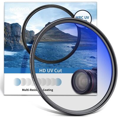 Neewer Filtre UV MRC HD 72 mm 10100216 (72 mm, Filtre UV), Filtre photo, Noir - Publicité Neewer Filtre UV MRC HD 72 mm 10100216 (72 mm, Filtre UV), Filtre photo, Noir - Publicité