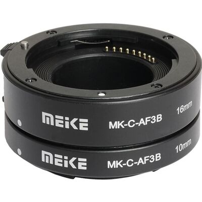 Meike Extension Tube Set Eco - Canon M (D44609) (Adaptateur macro, Canon EF-M), Convertisseur d'objectif, Noir - Publicité Meike Extension Tube Set Eco - Canon M (D44609) (Adaptateur macro, Canon EF-M), Convertisseur d'objectif, Noir - Publicité