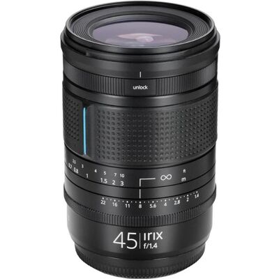 Irix 45mm f/1.4 Dragonfly Fuji GFX (Fujifilm GFX, Plein format), Objectif, Noir - Publicité Irix 45mm f/1.4 Dragonfly Fuji GFX (Fujifilm GFX, Plein format), Objectif, Noir - Publicité