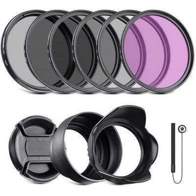 Neewer KIT DE FILTRES 49 MM 10089570 (49 mm), Filtre photo, Noir - Publicité Neewer KIT DE FILTRES 49 MM 10089570 (49 mm), Filtre photo, Noir - Publicité