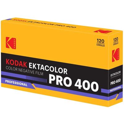 Kodak Ektacolor Pro 400 120, lot de 5, Film analogique - Publicité Kodak Ektacolor Pro 400 120, lot de 5, Film analogique - Publicité