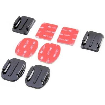 Xrec Fixations adhésives, lot de 4, 3 m, pour GoPro Hero 7, 6, 5, 4, 3+, 3, 2 / SJCAM, Caméra d'action : accessoires, Noir - Publicité Xrec Fixations adhésives, lot de 4, 3 m, pour GoPro Hero 7, 6, 5, 4, 3+, 3, 2 / SJCAM, Caméra d'action : accessoires, Noir - Publicité