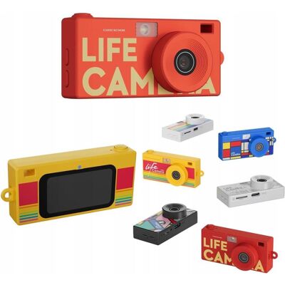 Xrec Mini Aparat Kamera Retro Video 2k + Wisiorek Breloczek / X9 / Czerwony, Appareil photo, Rouge - Publicité Xrec Mini Aparat Kamera Retro Video 2k + Wisiorek Breloczek / X9 / Czerwony, Appareil photo, Rouge - Publicité