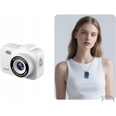 Xrec Aparat cyfrowy Mini Aparat Cyfrowy X8 12mp Video 1080p Lcd 0,96" Wisiorek Breloczek / X8 Biały (12 Mpx), Appareil photo, Blanc - Publicité Xrec Aparat cyfrowy Mini Aparat Cyfrowy X8 12mp Video 1080p Lcd 0,96" Wisiorek Breloczek / X8 Biały (12 Mpx), Appareil photo, Blanc - Publicité