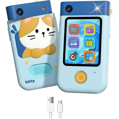 Xrec Digital Camera 48mp BLS-I9 Blue Cat - Publicité Xrec Digital Camera 48mp BLS-I9 Blue Cat - Publicité
