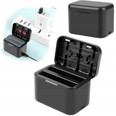 Puluz Ładowarka Usb Na 2x Akumulator Bateria Do Insta360 X4 Insta 360 X 4 / Pu999b, Caméra d'action : accessoires, Noir - Publicité Puluz Ładowarka Usb Na 2x Akumulator Bateria Do Insta360 X4 Insta 360 X 4 / Pu999b, Caméra d'action : accessoires, Noir - Publicité