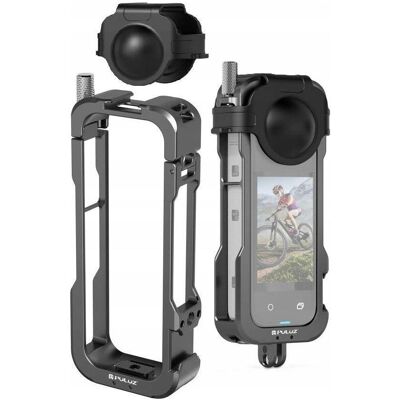 Puluz Frame Mount Uchwyt Obudowa Ramka 2x Iso Na Gopro + Dekielek Do Insta360 X4 / Pu981b, Caméra d'action : accessoires - Publicité Puluz Frame Mount Uchwyt Obudowa Ramka 2x Iso Na Gopro + Dekielek Do Insta360 X4 / Pu981b, Caméra d'action : accessoires - Publicité