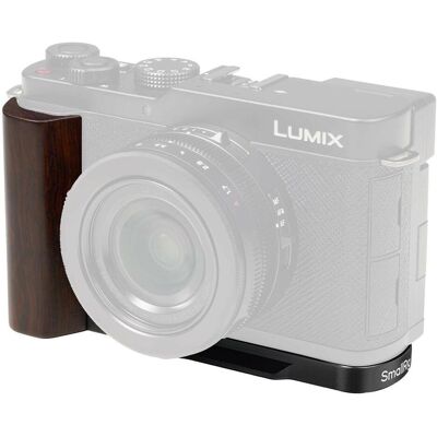 SmallRig 5942 L-Shaped Mount Plate with Wooden Handle for Panasonic LUMIX L10 (Black) (Poignée), Accessoires vidéo, Noir, Marron - Publicité SmallRig 5942 L-Shaped Mount Plate with Wooden Handle for Panasonic LUMIX L10 (Black) (Poignée), Accessoires vidéo, Noir, Marron - Publicité