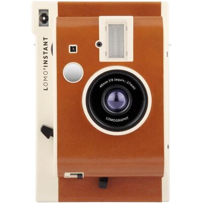 Lomography Instant Mini Sanremo, Appareil photo instantané, Marron, Blanc - Publicité Lomography Instant Mini Sanremo, Appareil photo instantané, Marron, Blanc - Publicité