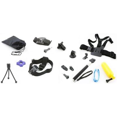 Xrec Kit de plage / Accessoires de plage pour caméras d'action GoPro / SJCAM / Sony Action Cam / Tracer, Caméra d'action : accessoires, Multicolore - Publicité Xrec Kit de plage / Accessoires de plage pour caméras d'action GoPro / SJCAM / Sony Action Cam / Tracer, Caméra d'action : accessoires, Multicolore - Publicité