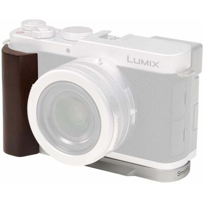 SmallRig 5943 L-Shaped Mount Plate with Wooden Handle for Panasonic LUMIX L10 (Silver) (Poignée), Accessoires vidéo, Marron, Argent - Publicité SmallRig 5943 L-Shaped Mount Plate with Wooden Handle for Panasonic LUMIX L10 (Silver) (Poignée), Accessoires vidéo, Marron, Argent - Publicité