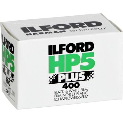 Ilford Film HP5 PLUS noir/blanc, Film analogique, Noir - Publicité Ilford Film HP5 PLUS noir/blanc, Film analogique, Noir - Publicité