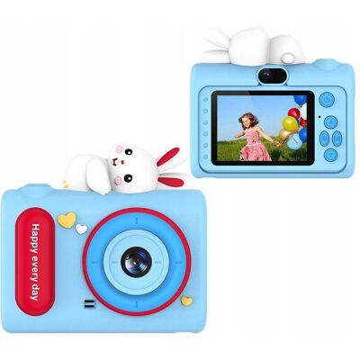 Xrec Aparat Cyfrowy 40mp Kamera Hd Obiektyw Selfie Dla Dziecka Gry Mp3 / H05 / Niebieski Królik - Publicité Xrec Aparat Cyfrowy 40mp Kamera Hd Obiektyw Selfie Dla Dziecka Gry Mp3 / H05 / Niebieski Królik - Publicité