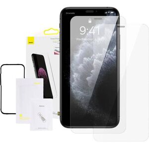 Baseus Film anti-douleur Porcelain Crystal All-glass pour iP11 (2 pcs, Apple iPhone 11 Pro Max, Apple iPhone XS Max), Téléphone portable : film de protection, Noir - Publicité Baseus Film anti-douleur Porcelain Crystal All-glass pour iP11 (2 pcs, Apple iPhone 11 Pro Max, Apple iPhone XS Max), Téléphone portable : film de protection, Noir - Publicité