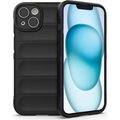 Coque TPU iPhone 15 Screenguard - Housse Smartphone - Noir - Publicité Coque TPU iPhone 15 Screenguard - Housse Smartphone - Noir - Publicité