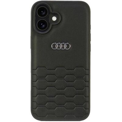 Coque rigide en cuir synthétique Audi iPhone 16 Plus - Etui - Publicité Coque rigide en cuir synthétique Audi iPhone 16 Plus - Etui - Publicité