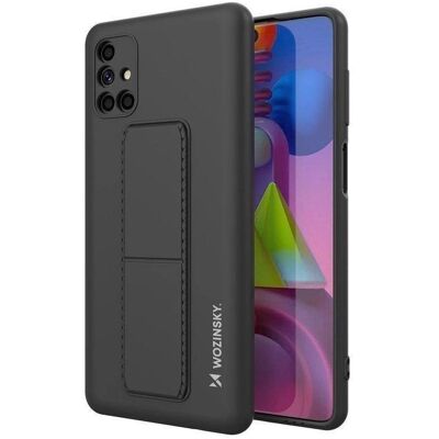 Wozinsky Kickstand Case silicone stand cover for Samsung Galaxy M51 black (Samsung Galaxy M51), Coque pour téléphone portable, Noir - Publicité Wozinsky Kickstand Case silicone stand cover for Samsung Galaxy M51 black (Samsung Galaxy M51), Coque pour téléphone portable, Noir - Publicité