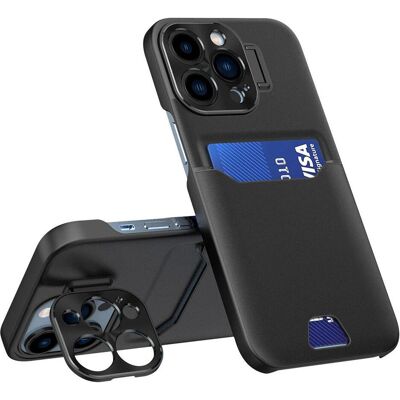 iLike iPhone 14 Pro Max étui en cuir avec support (Apple iPhone 14 Pro Max), Coque pour téléphone portable, Noir - Publicité iLike iPhone 14 Pro Max étui en cuir avec support (Apple iPhone 14 Pro Max), Coque pour téléphone portable, Noir - Publicité