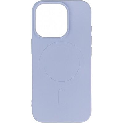 Coque en Silicone Liquide Hurtel pour iPhone 16 Pro Max avec MagSafe - Lavande - Publicité Coque en Silicone Liquide Hurtel pour iPhone 16 Pro Max avec MagSafe - Lavande - Publicité